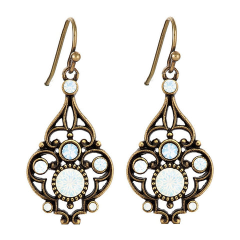VAVANT Drop Earrings in Bronze & Opalite