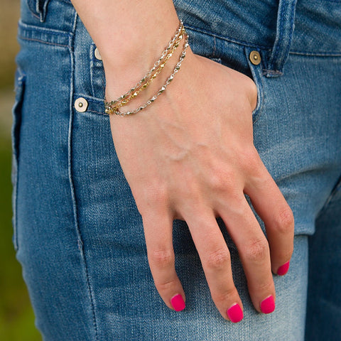 Akira Multi-Strand Bracelet in Silver