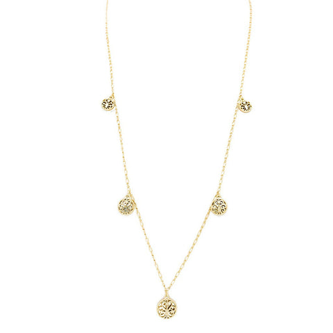 Wanderlust Gold Coin Necklace