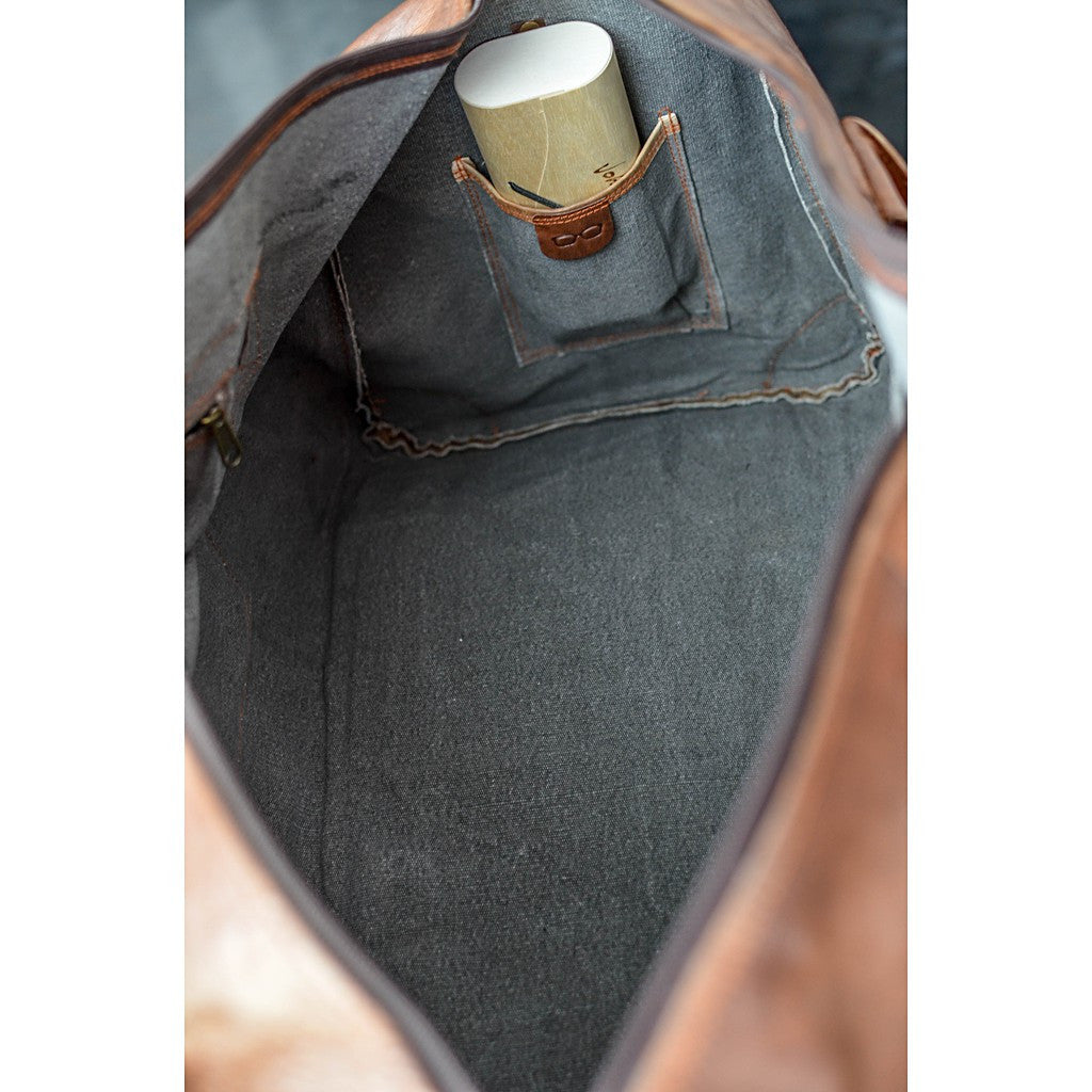 Leather Traveler Duffle