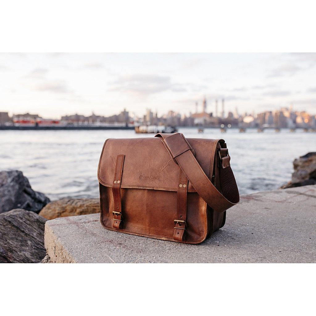 Leather Studio Camera bag