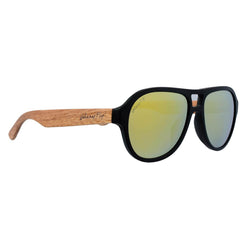 Fighter Zebrawood Sunglasses