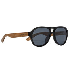 Fighter Zebrawood Sunglasses