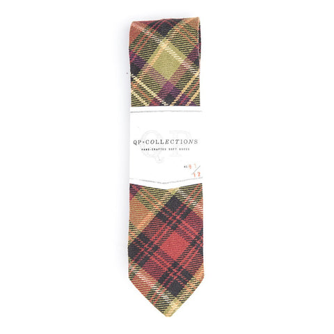 Warm Plaid Necktie