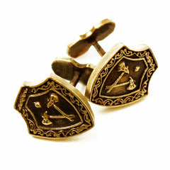 Brass Knight Cufflinks