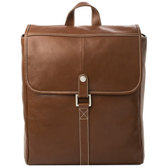 Hector Leather Backpack in Brown
