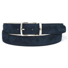 Paul Parkman Navy Suede Belt