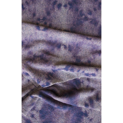 Wool Python Wrap Scarf in Indigo