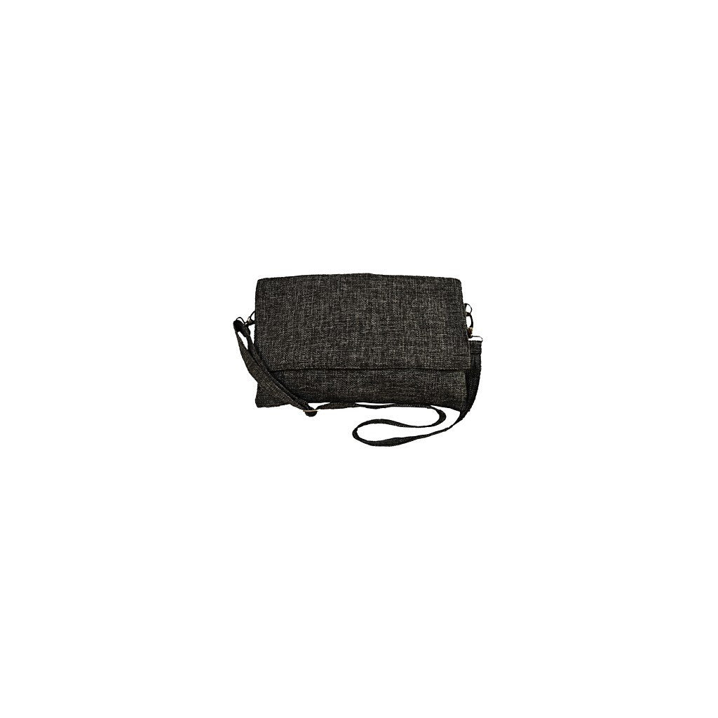 Jute Messenger in Gun Metal