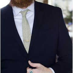 Wool Tweed Necktie in Balmoral