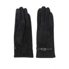 Faux Suede Lined Texting Gloves