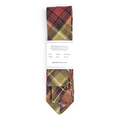 Warm Plaid Necktie