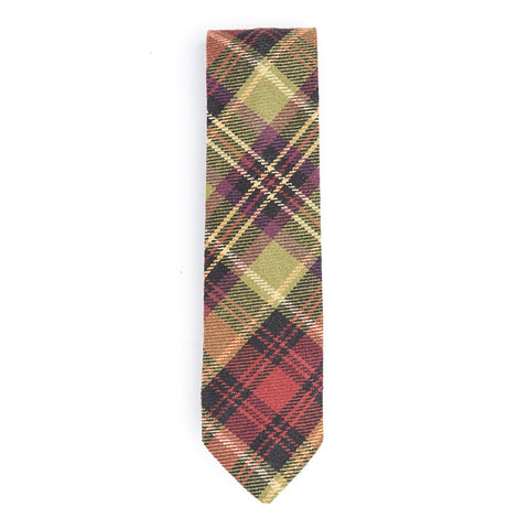 Warm Plaid Necktie