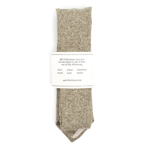 Wool Tweed Necktie in Balmoral