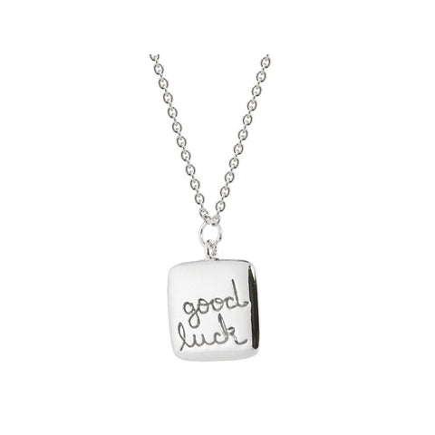 Sterling Silver Good Luck Charm Necklace