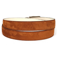 Paul Parkman Tobacco Suede Belt