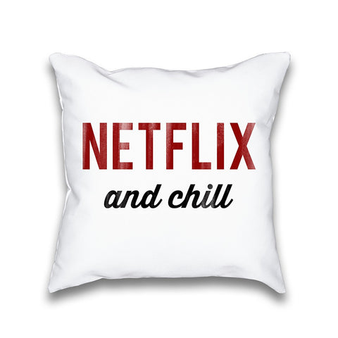 Netflix & Chill Throw Pillow