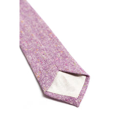 Wool Tweed Necktie in Purple