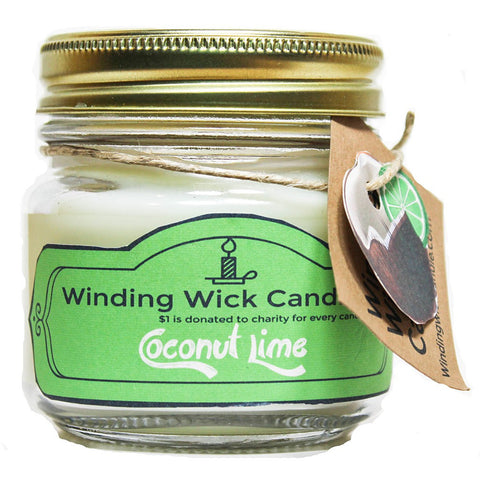 Coconut Lime Scented Candle 8oz.