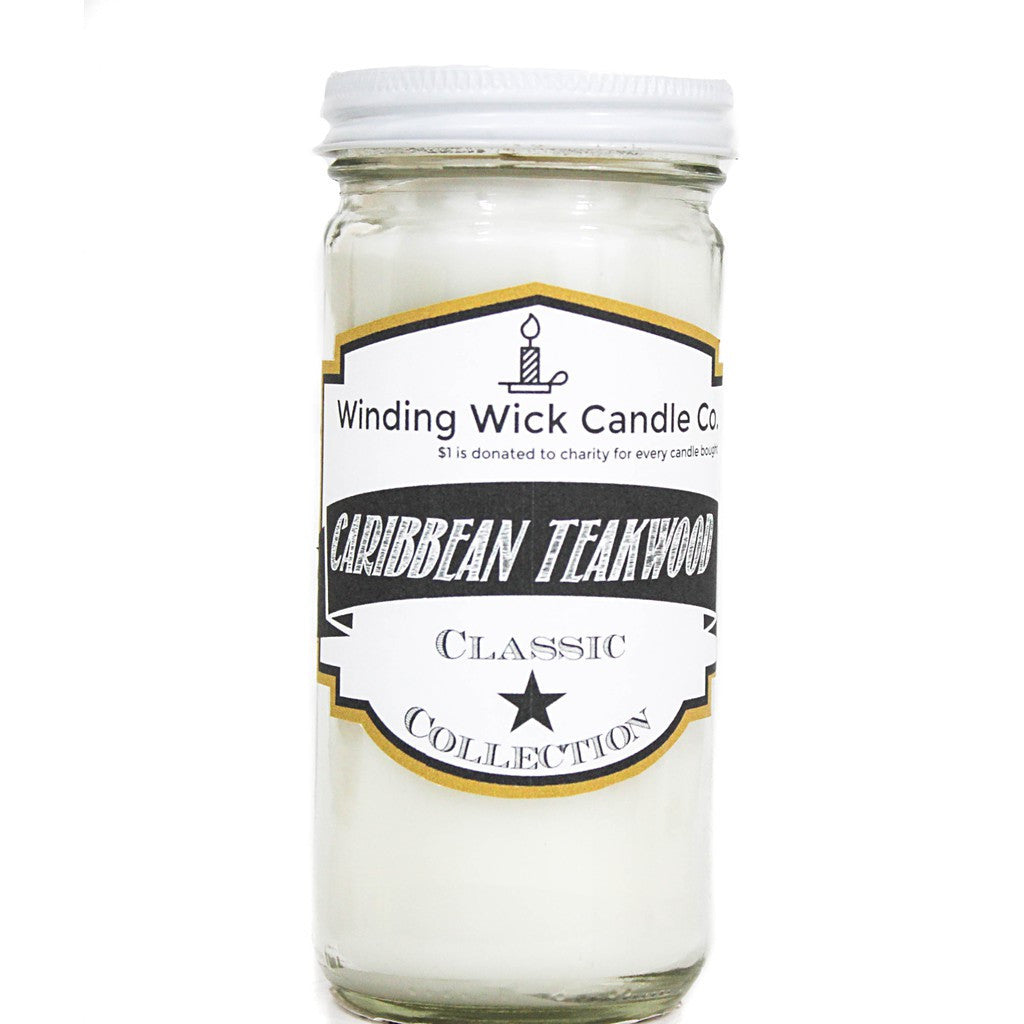 Caribbean Teakwood Candle 8oz.