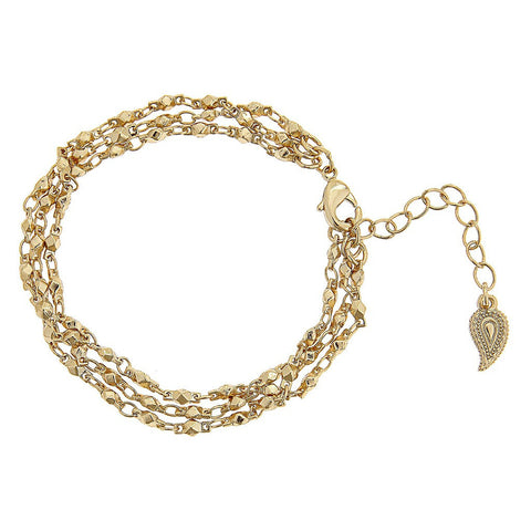 Akira Multi-Strand Bracelet in Gold