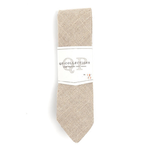 Soft Burlap Necktie