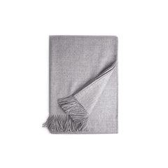 Baby Alpaca Throw in Stone