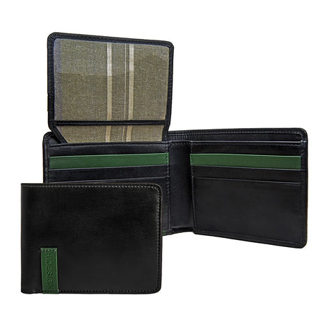 Dylan Leather Multi-Compartment Trifold Wallet
