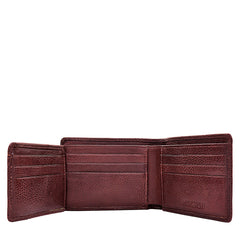 Giles Vegetable Tanned Leather Trifold Wallet with Multiple Compartments