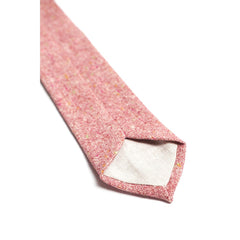 Wool Tweed Necktie in Rose