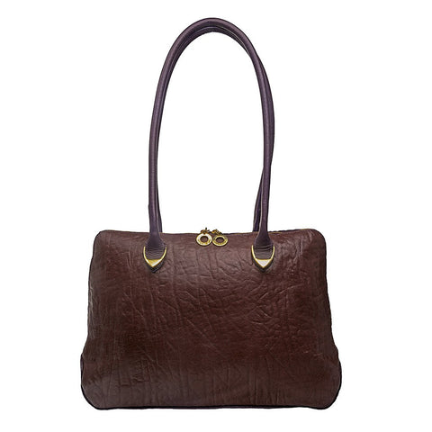 Yangtze Large Shoulder Bag in Brown