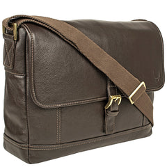 Hunter Leather Messenger in Brown