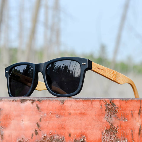 RetroFLY Bamboo Polarized Sunglasses