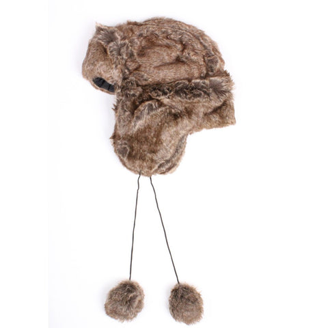 Medium Faux Fur Trooper Trapper Hat