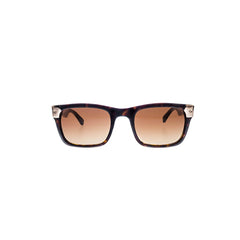 Shiny Tortoise with Rose Gold Metal Wayfarers