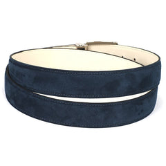 Paul Parkman Navy Suede Belt