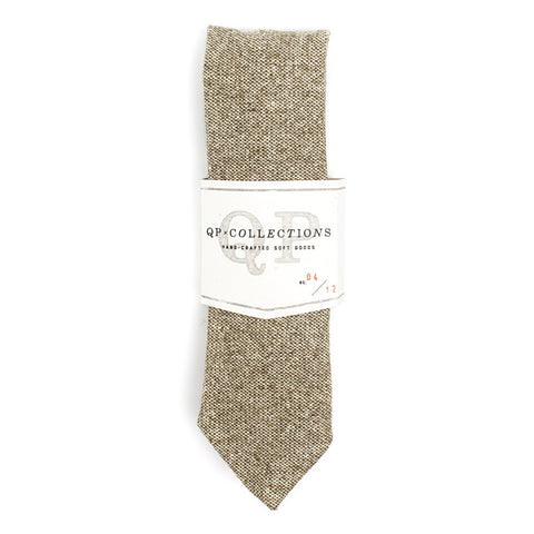 Wool Tweed Necktie in Balmoral