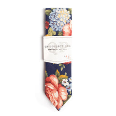 The Floral Bleu Necktie