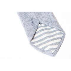 Wool Felt Necktie in Gray