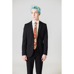 Floral Rouge Necktie