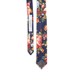 The Floral Bleu Necktie