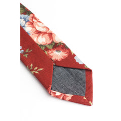 Floral Rouge Necktie