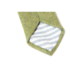 Wool Felt Necktie in Green