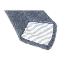 Wool Felt Necktie in Charcoal